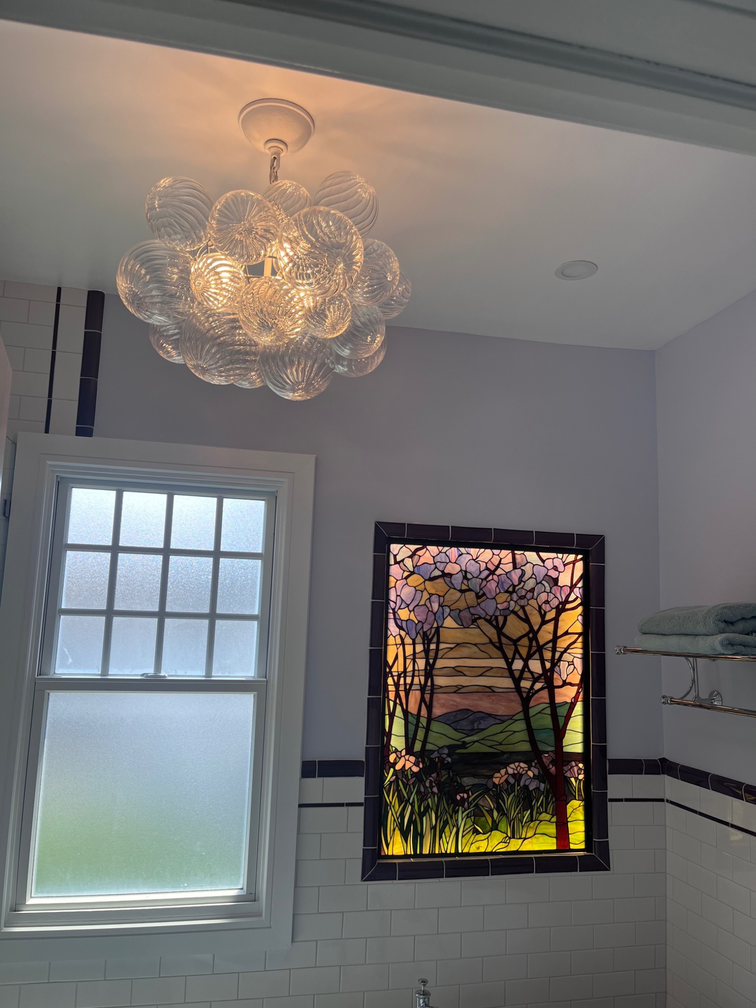 Decorative light fixture installation