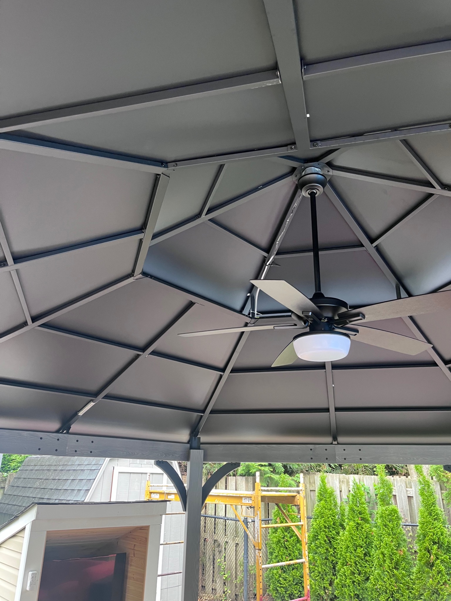 Ceiling fan installation