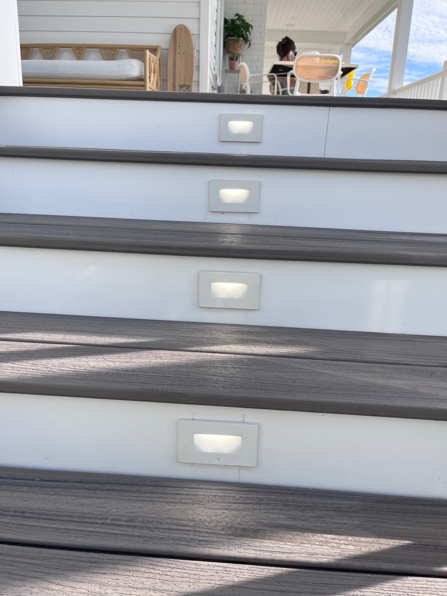 Stair lighting installation